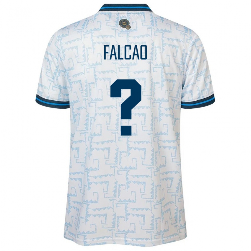 Niño Camiseta El Salvador Kiano Falcao #0 Blanco 2ª Equipación 24-26 La Camisa México