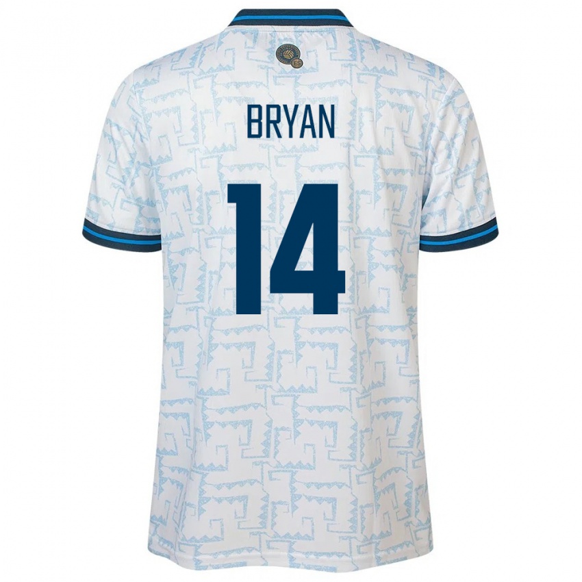 Niño Camiseta El Salvador Bryan Vásquez #14 Blanco 2ª Equipación 24-26 La Camisa México