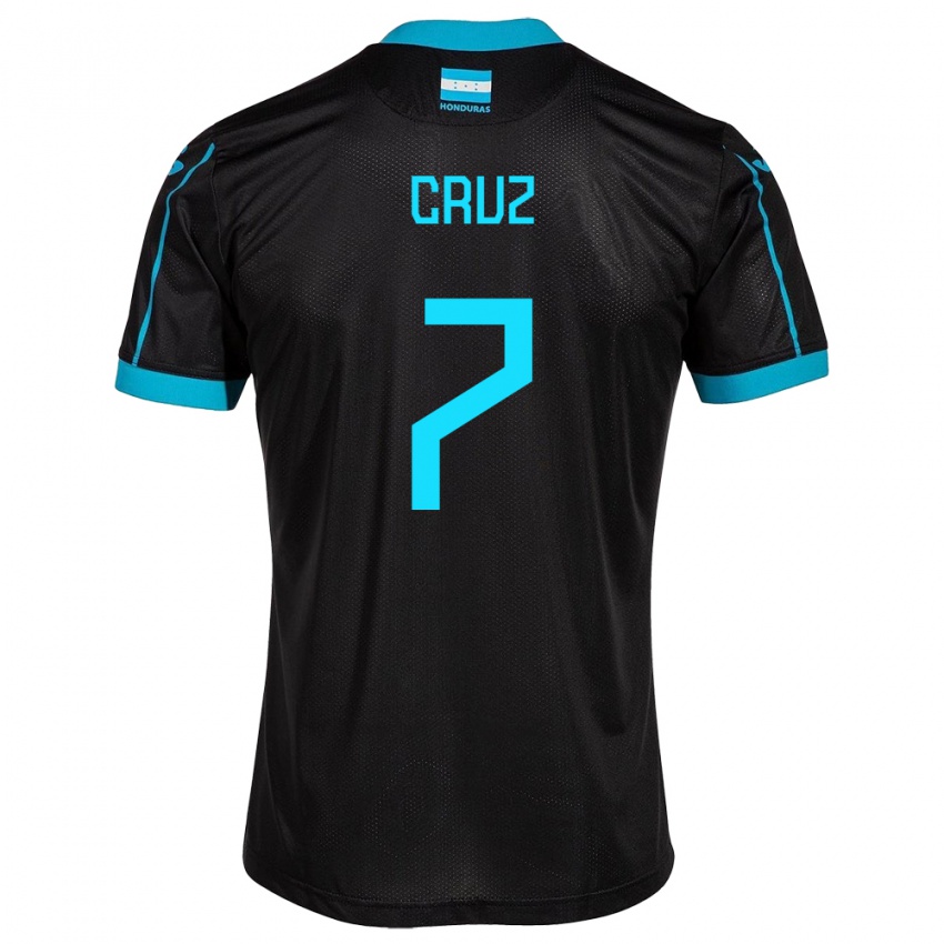 Niño Camiseta Honduras Nixon Cruz #7 Negro 2ª Equipación 24-26 La Camisa México