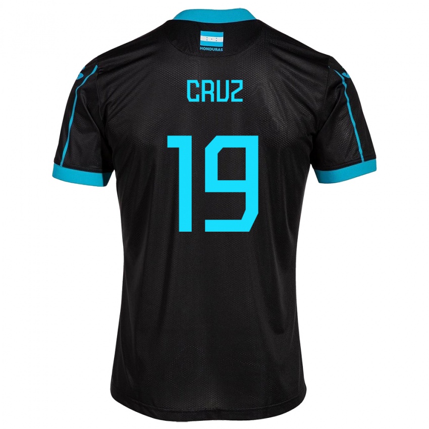 Niño Camiseta Honduras Russel Cruz #19 Negro 2ª Equipación 24-26 La Camisa México