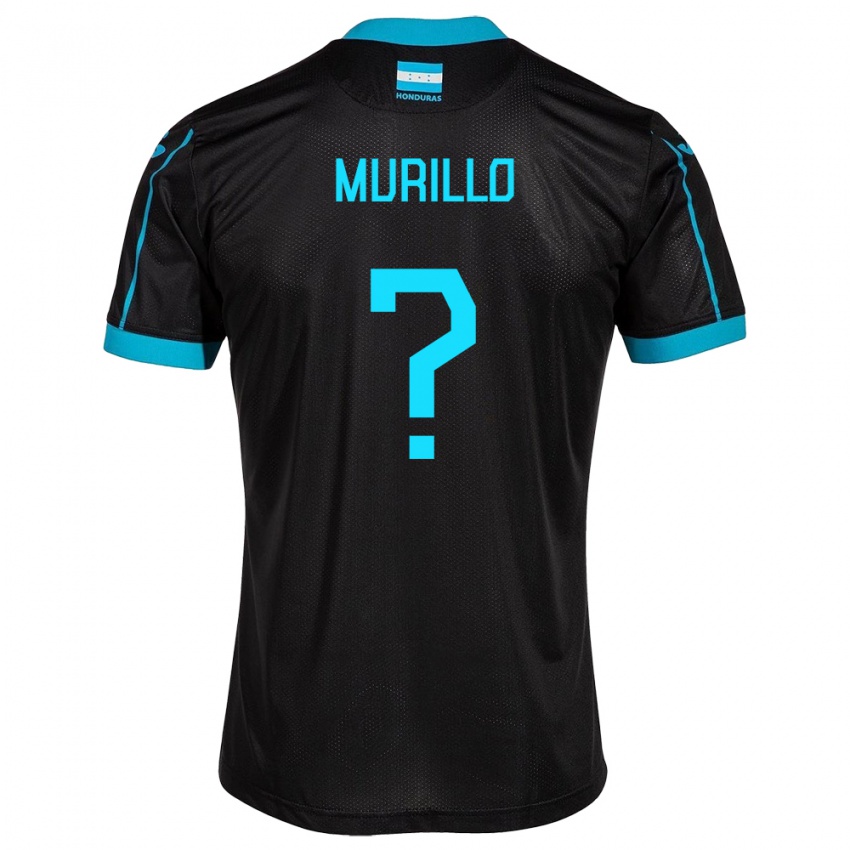 Niño Camiseta Honduras Maria Murillo #0 Negro 2ª Equipación 24-26 La Camisa México