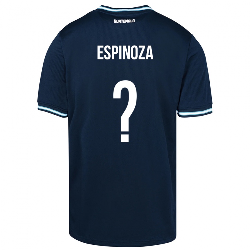 Niño Camiseta Guatemala José Espinoza #0 Azul 2ª Equipación 24-26 La Camisa México