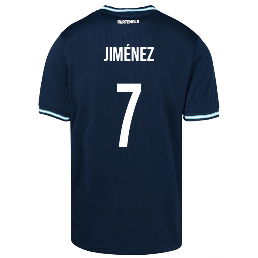 Niño Camiseta Guatemala Cristian Jiménez #7 Azul 2ª Equipación 24-26 La Camisa México