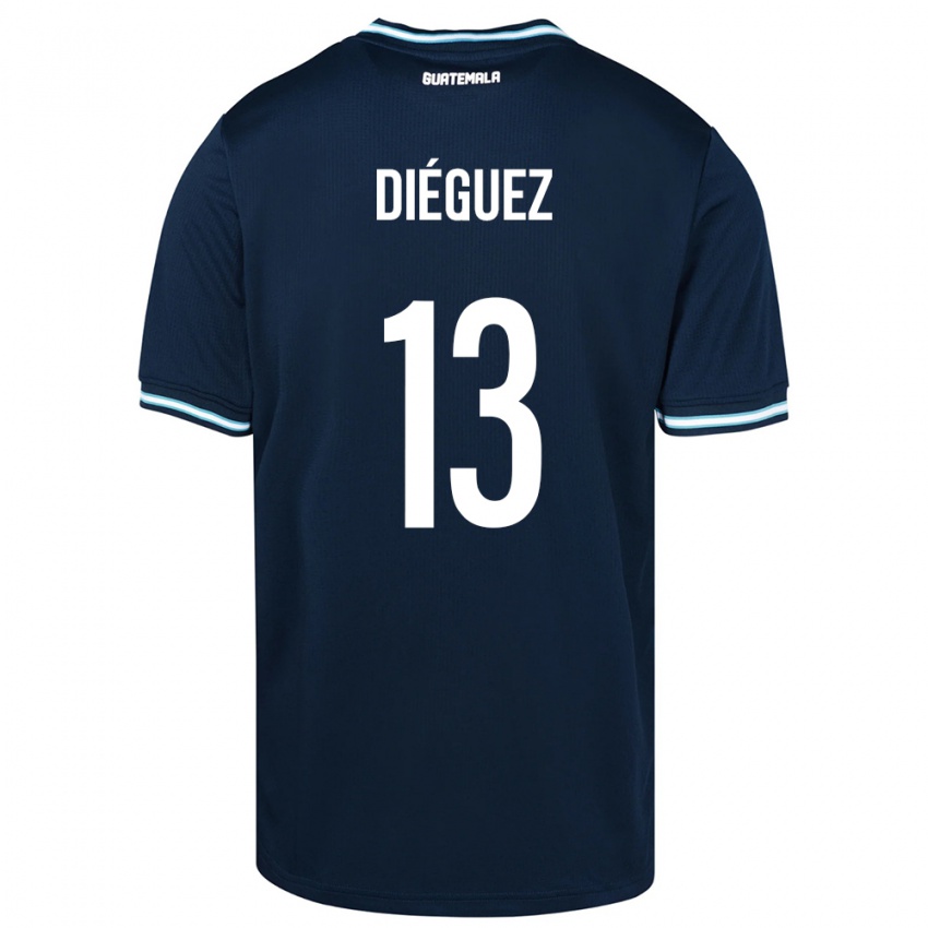 Niño Camiseta Guatemala Jonathan Diéguez #13 Azul 2ª Equipación 24-26 La Camisa México