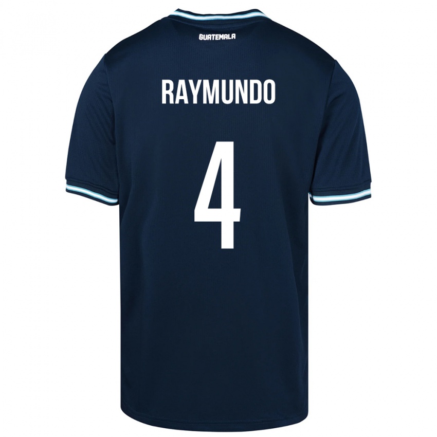 Niño Camiseta Guatemala Cristopher Raymundo #4 Azul 2ª Equipación 24-26 La Camisa México