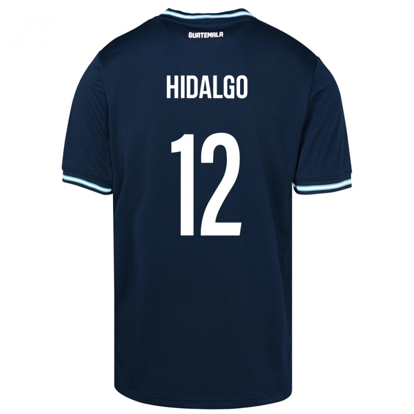 Niño Camiseta Guatemala Angie Hidalgo #12 Azul 2ª Equipación 24-26 La Camisa México