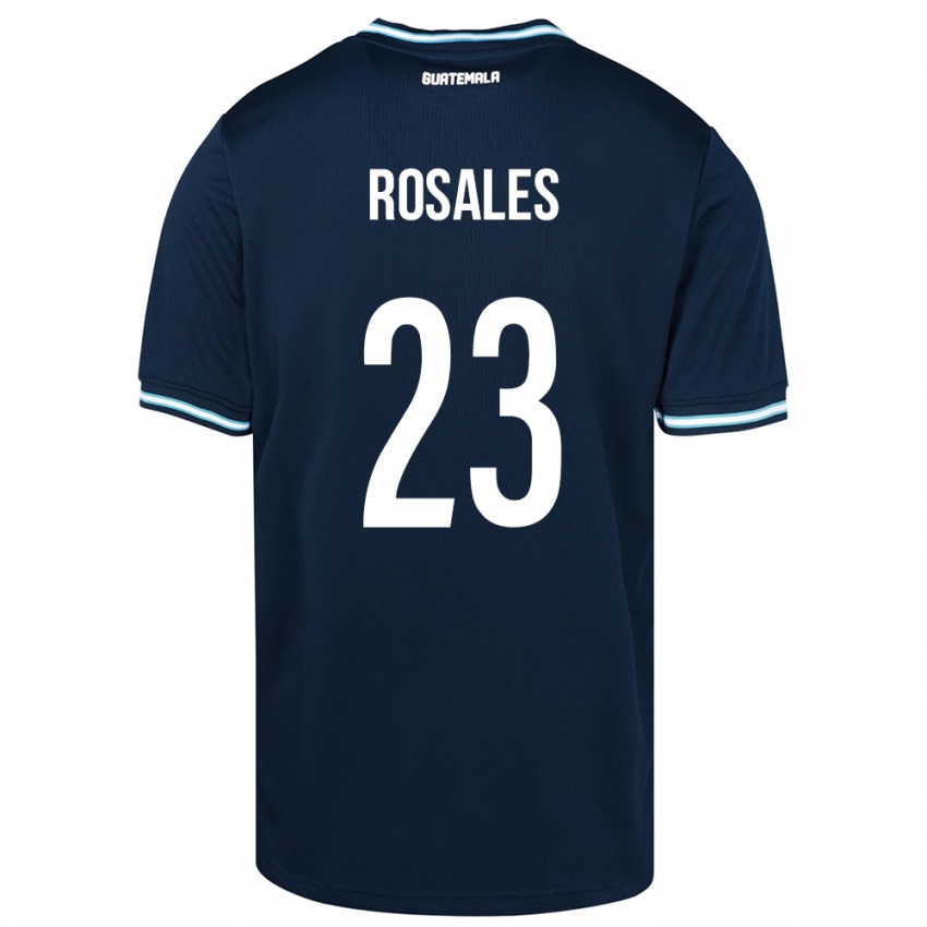 Niño Camiseta Guatemala Yareni Rosales #23 Azul 2ª Equipación 24-26 La Camisa México