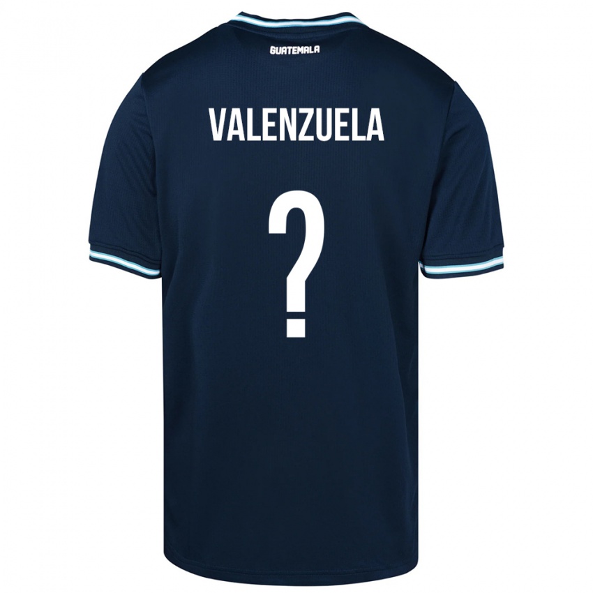 Niño Camiseta Guatemala Briana Valenzuela #0 Azul 2ª Equipación 24-26 La Camisa México