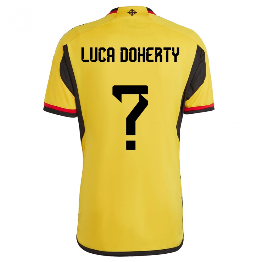 Niño Camiseta Irlanda Del Norte Luca Doherty #0 Blanco 2ª Equipación 24-26 La Camisa México