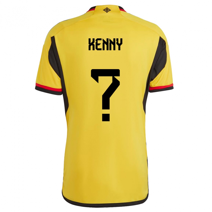 Niño Camiseta Irlanda Del Norte Eoin Kenny #0 Blanco 2ª Equipación 24-26 La Camisa México