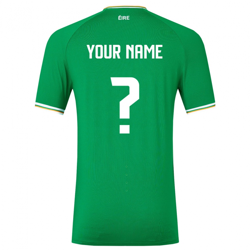Hombre Camiseta Irlanda Su Nombre #0 Verde 1ª Equipación 24-26 La Camisa México