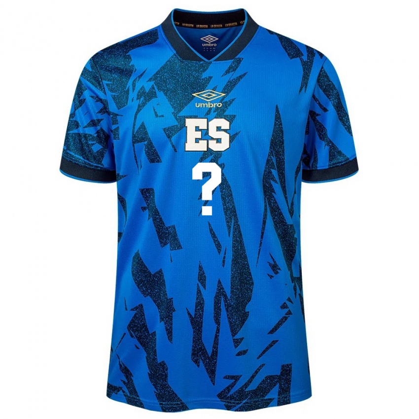 Hombre Camiseta El Salvador Reina Cruz #0 Azul 1ª Equipación 24-26 La Camisa México