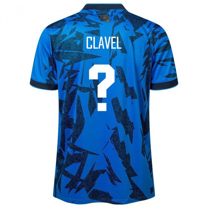 Hombre Camiseta El Salvador Rudy Clavel #0 Azul 1ª Equipación 24-26 La Camisa México