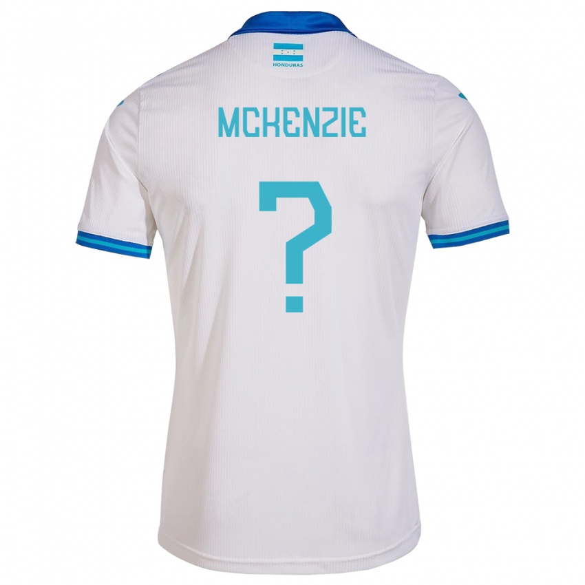 Hombre Camiseta Honduras Allyson Mckenzie #0 Blanco 1ª Equipación 24-26 La Camisa México