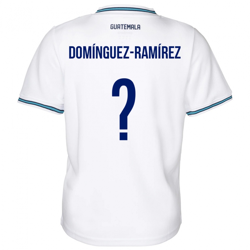 Hombre Camiseta Guatemala Marco Domínguez-Ramírez #0 Blanco 1ª Equipación 24-26 La Camisa México