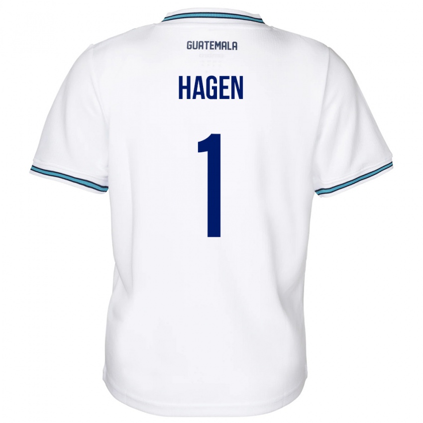 Hombre Camiseta Guatemala Nicholas Hagen #1 Blanco 1ª Equipación 24-26 La Camisa México