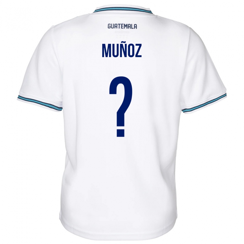 Hombre Camiseta Guatemala Rudy Muñoz #0 Blanco 1ª Equipación 24-26 La Camisa México