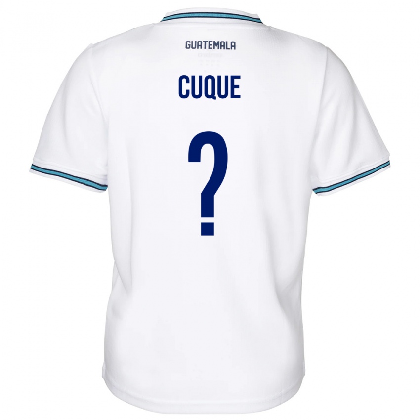 Hombre Camiseta Guatemala Diego Cuque #0 Blanco 1ª Equipación 24-26 La Camisa México