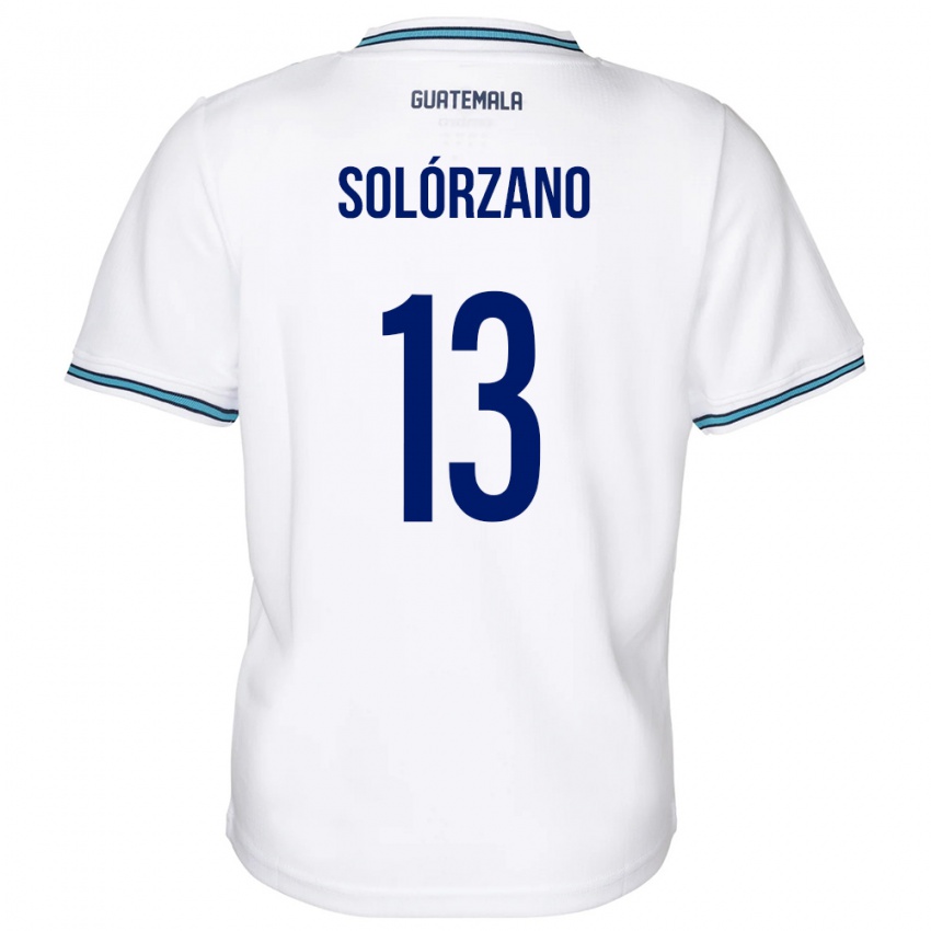 Hombre Camiseta Guatemala Aisha Solórzano #13 Blanco 1ª Equipación 24-26 La Camisa México