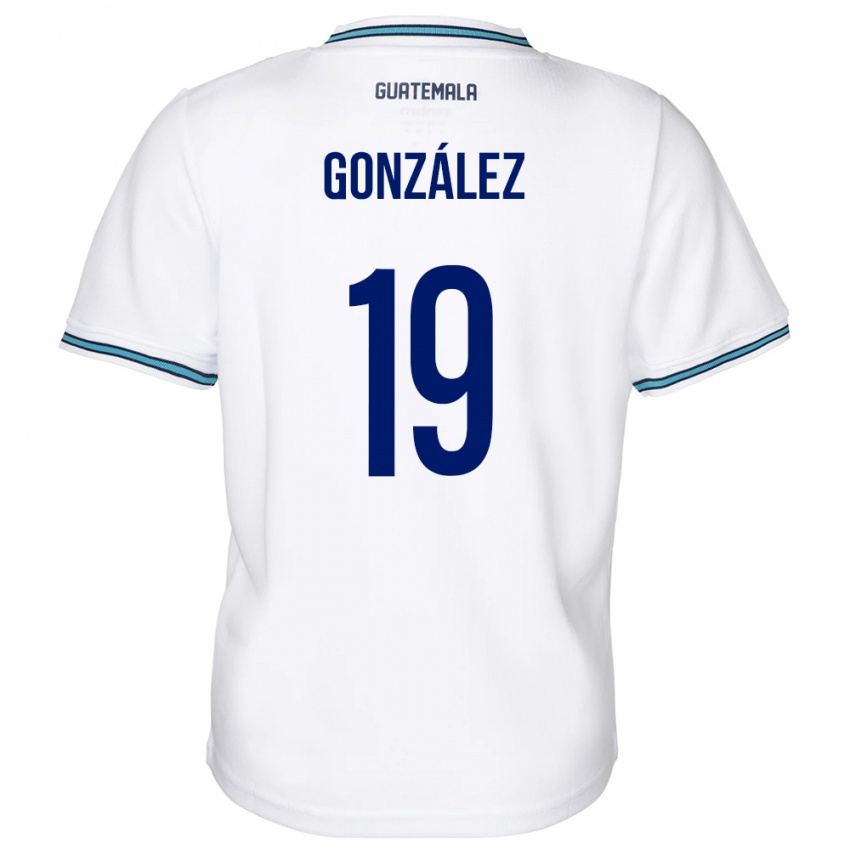 Hombre Camiseta Guatemala Karen González #19 Blanco 1ª Equipación 24-26 La Camisa México