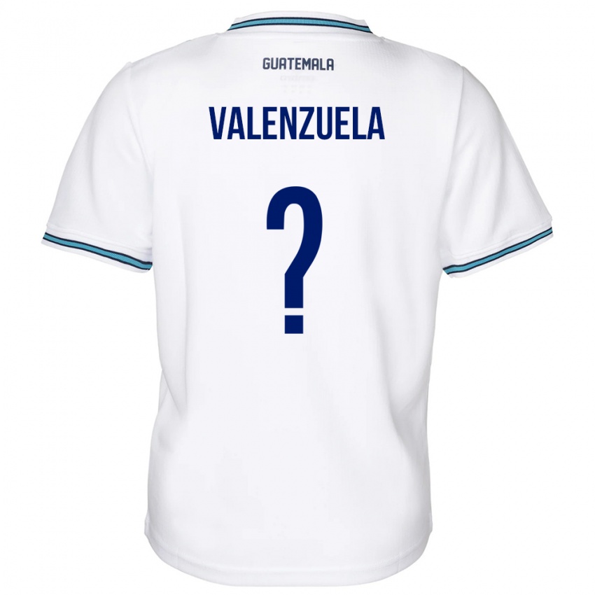 Hombre Camiseta Guatemala Briana Valenzuela #0 Blanco 1ª Equipación 24-26 La Camisa México