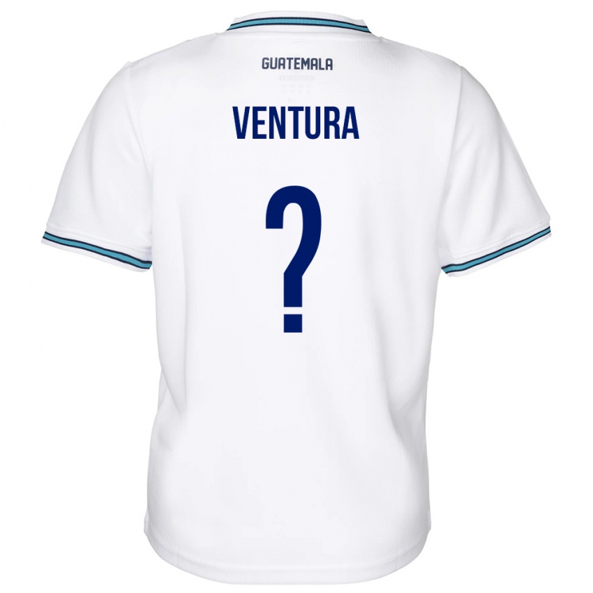 Hombre Camiseta Guatemala Lesly Ventura #0 Blanco 1ª Equipación 24-26 La Camisa México