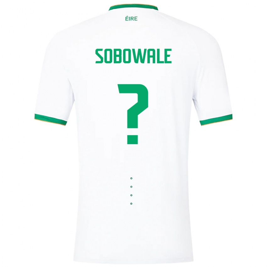 Hombre Camiseta Irlanda Timi Sobowale #0 Blanco 2ª Equipación 24-26 La Camisa México