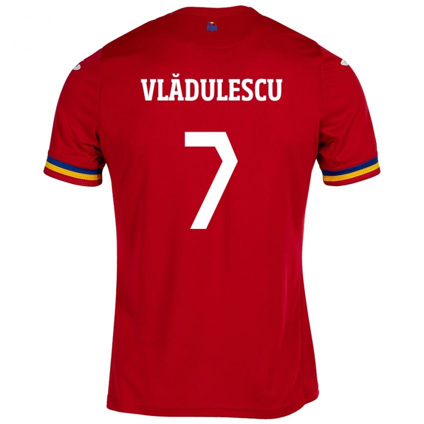 Hombre Camiseta Rumania Ana Maria Vlădulescu #7 Rojo 2ª Equipación 24-26 La Camisa México