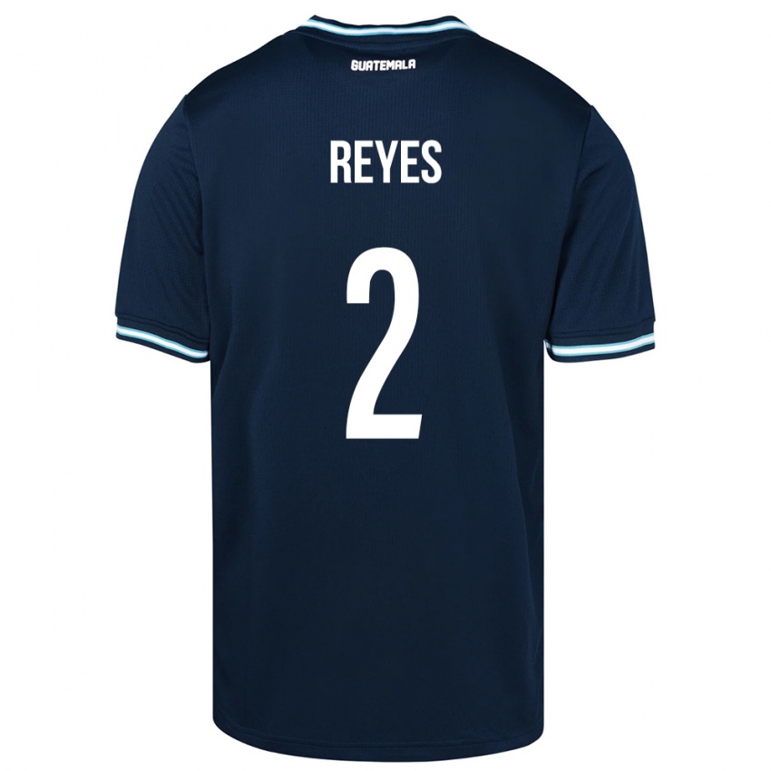 Hombre Camiseta Guatemala Samantha Reyes #2 Azul 2ª Equipación 24-26 La Camisa México