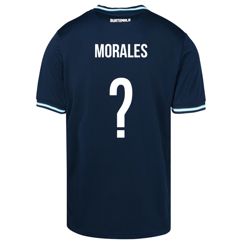 Hombre Camiseta Guatemala Karla Morales #0 Azul 2ª Equipación 24-26 La Camisa México