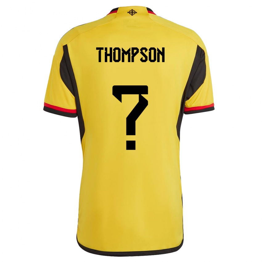 Hombre Camiseta Irlanda Del Norte Kalum Thompson #0 Blanco 2ª Equipación 24-26 La Camisa México