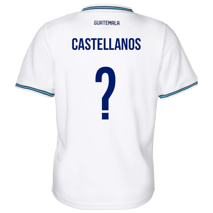 Mujer Camiseta Guatemala Jezmin Castellanos #0 Blanco 1ª Equipación 24-26 La Camisa México