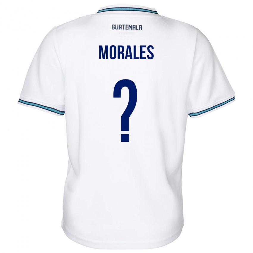 Mujer Camiseta Guatemala Karla Morales #0 Blanco 1ª Equipación 24-26 La Camisa México