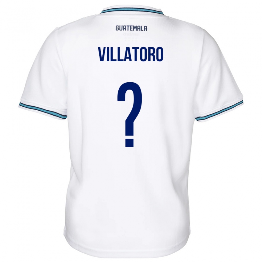 Mujer Camiseta Guatemala Grace Villatoro #0 Blanco 1ª Equipación 24-26 La Camisa México