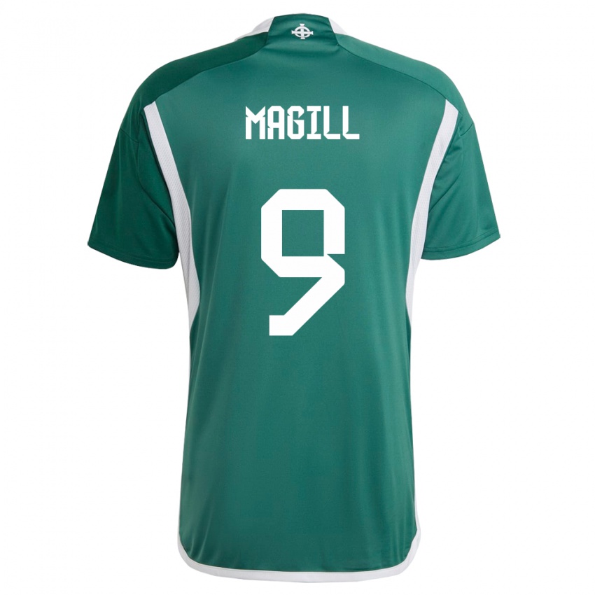Mujer Camiseta Irlanda Del Norte Simone Magill #9 Verde 1ª Equipación 24-26 La Camisa México