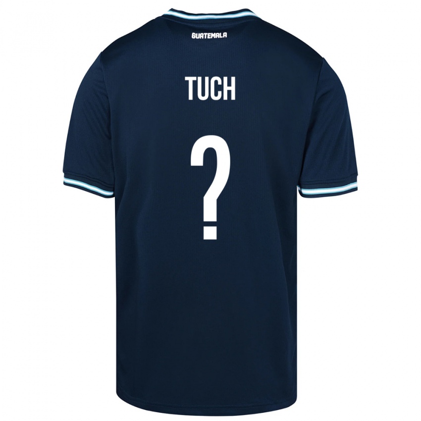 Mujer Camiseta Guatemala Lorenzo Tuch #0 Azul 2ª Equipación 24-26 La Camisa México