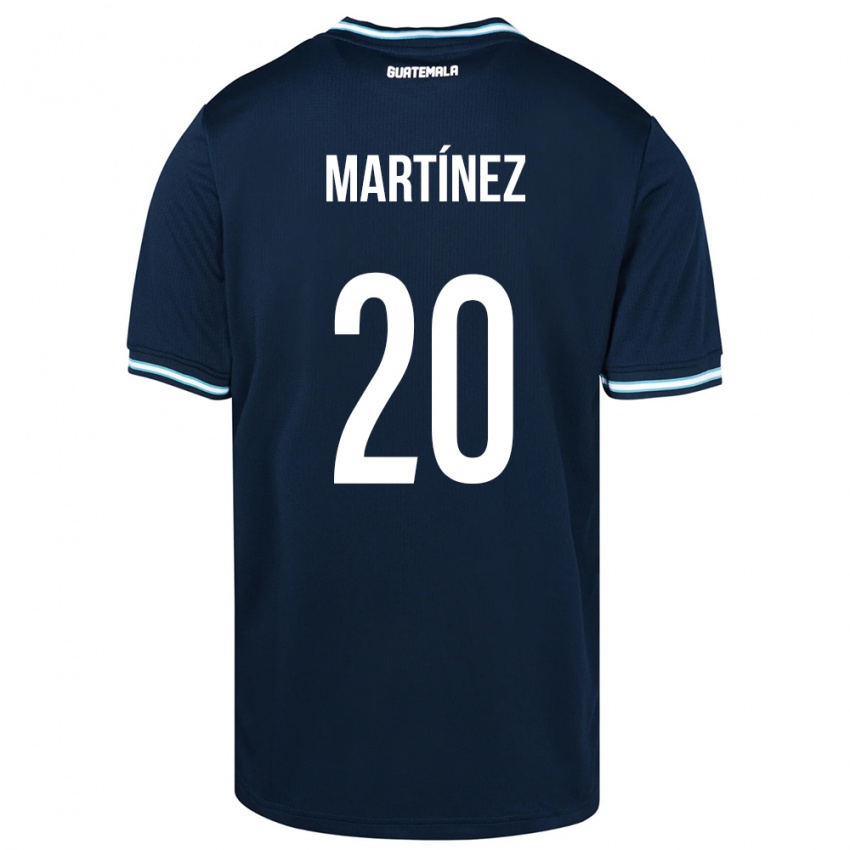 Mujer Camiseta Guatemala Ana Lucía Martínez #20 Azul 2ª Equipación 24-26 La Camisa México