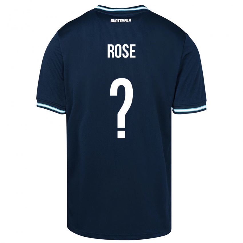 Mujer Camiseta Guatemala Michelle Rose #0 Azul 2ª Equipación 24-26 La Camisa México