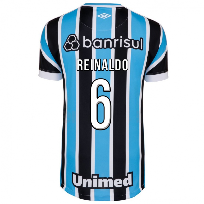 Niño Camiseta Reinaldo #6 Azul 1ª Equipación 2023/24 La Camisa México