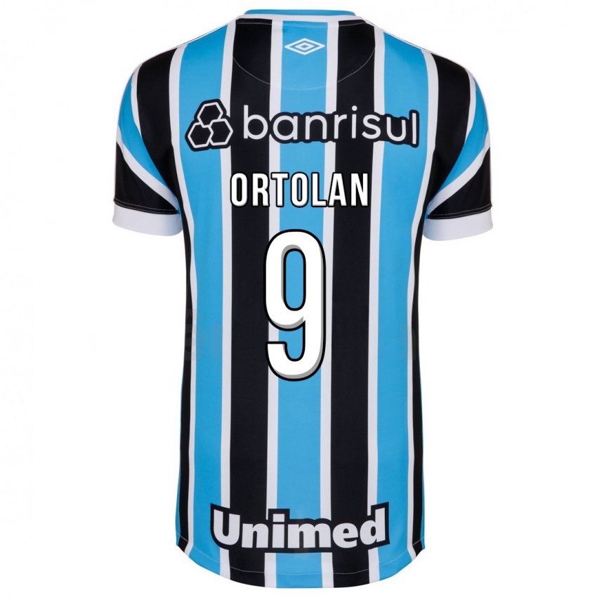 Niño Camiseta Dani Ortolan #9 Azul 1ª Equipación 2023/24 La Camisa México