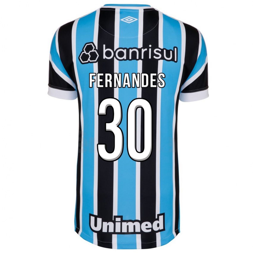 Niño Camiseta Raquel Fernandes #30 Azul 1ª Equipación 2023/24 La Camisa México