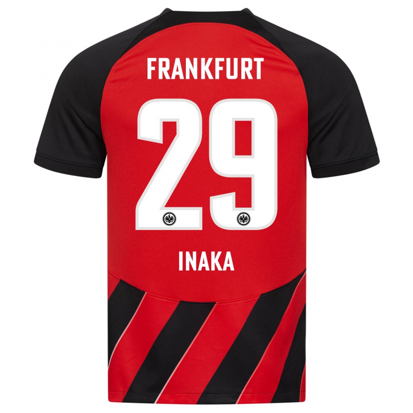 Niño Camiseta Arthur Inaka #29 Negro Rojo 1ª Equipación 2023/24 La Camisa México