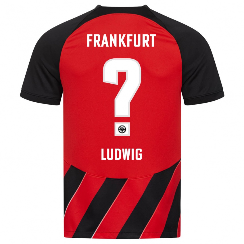 Niño Camiseta Finn Ludwig #0 Negro Rojo 1ª Equipación 2023/24 La Camisa México