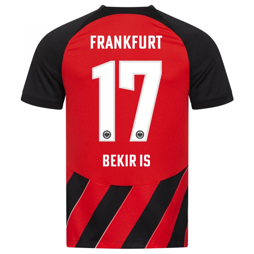 Niño Camiseta Eba Bekir Is #17 Negro Rojo 1ª Equipación 2023/24 La Camisa México