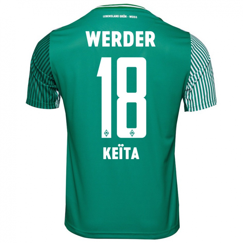 Niño Camiseta Naby Keïta #18 Verde 1ª Equipación 2023/24 La Camisa México