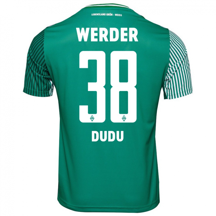 Niño Camiseta Dudu #38 Verde 1ª Equipación 2023/24 La Camisa México