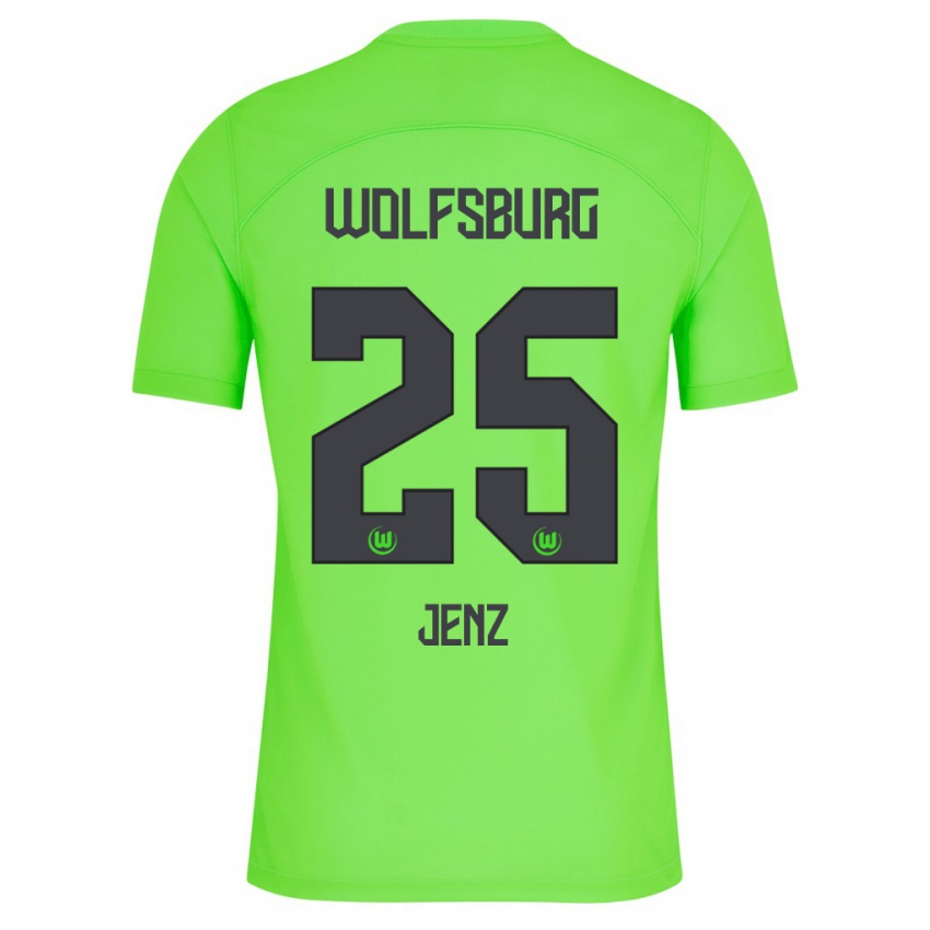 Niño Camiseta Moritz Jenz #25 Verde 1ª Equipación 2023/24 La Camisa México