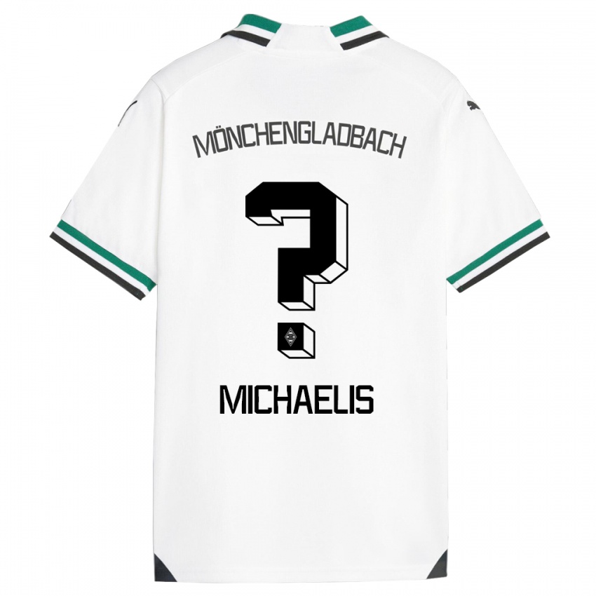 Niño Camiseta Yannick Michaelis #0 Blanco Verde 1ª Equipación 2023/24 La Camisa México