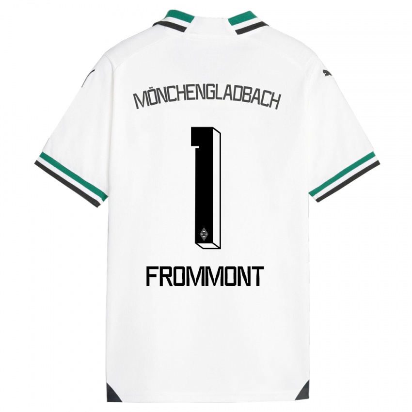 Niño Camiseta Romina Frommont #1 Blanco Verde 1ª Equipación 2023/24 La Camisa México