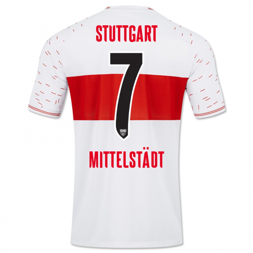 Niño Camiseta Maximilian Mittelstädt #7 Blanco 1ª Equipación 2023/24 La Camisa México